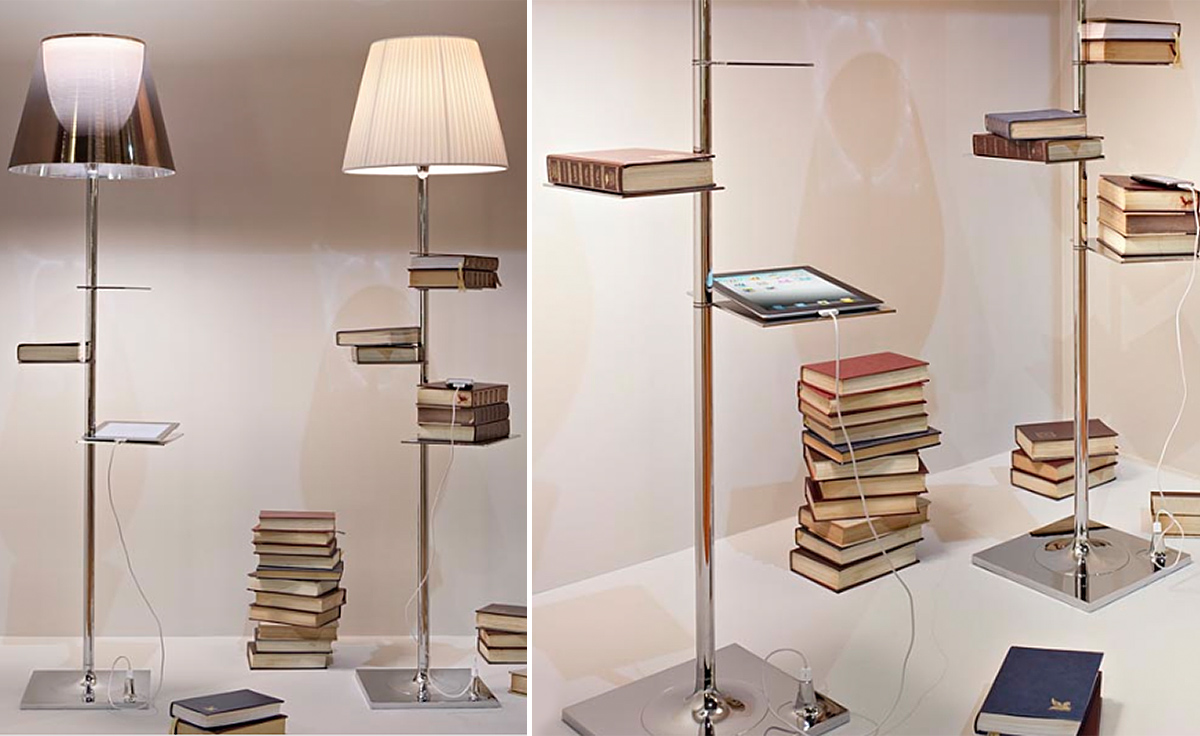 bibliotheque nationale floor lamp