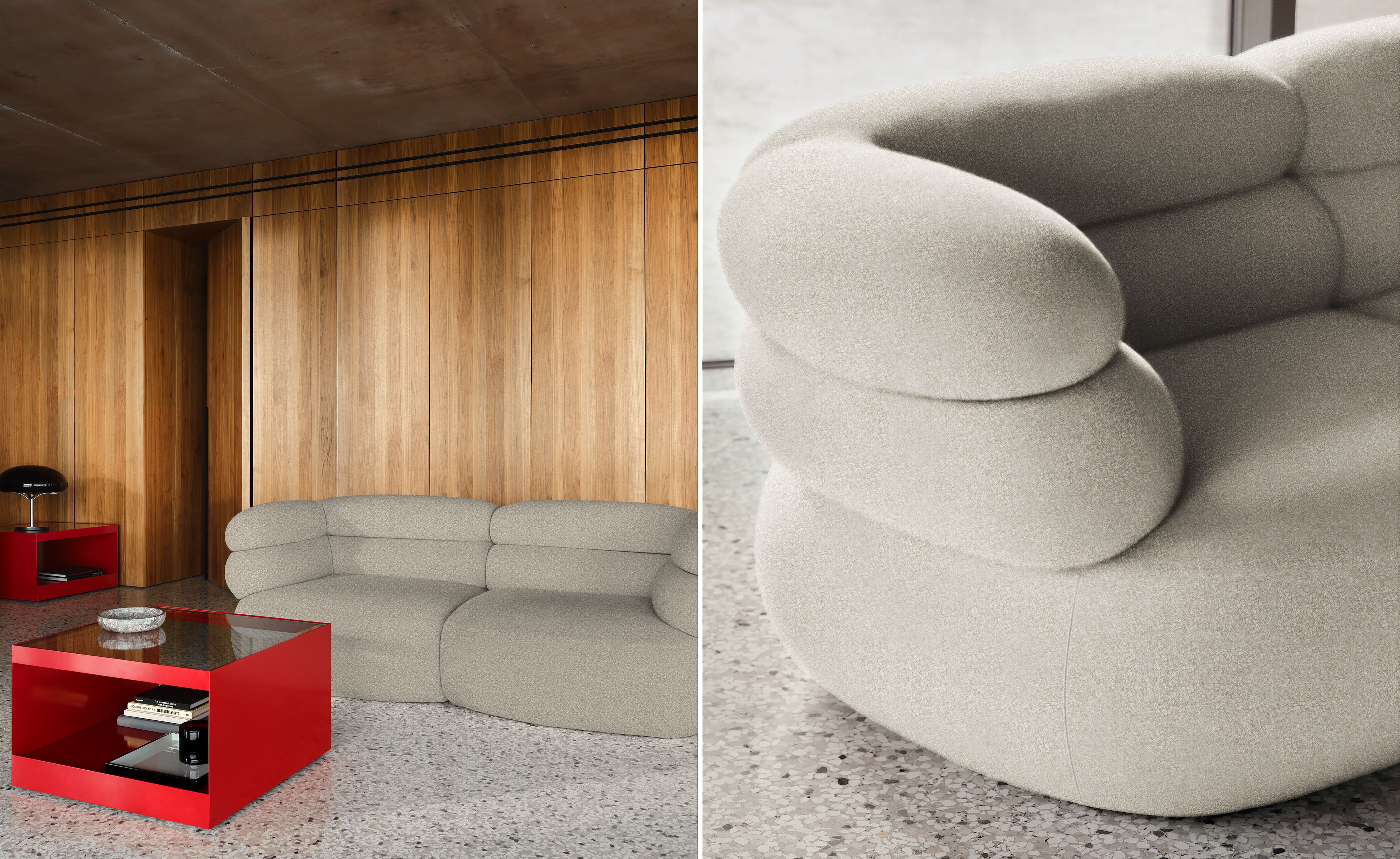 Biboni Sofa Four Seater with Chaise