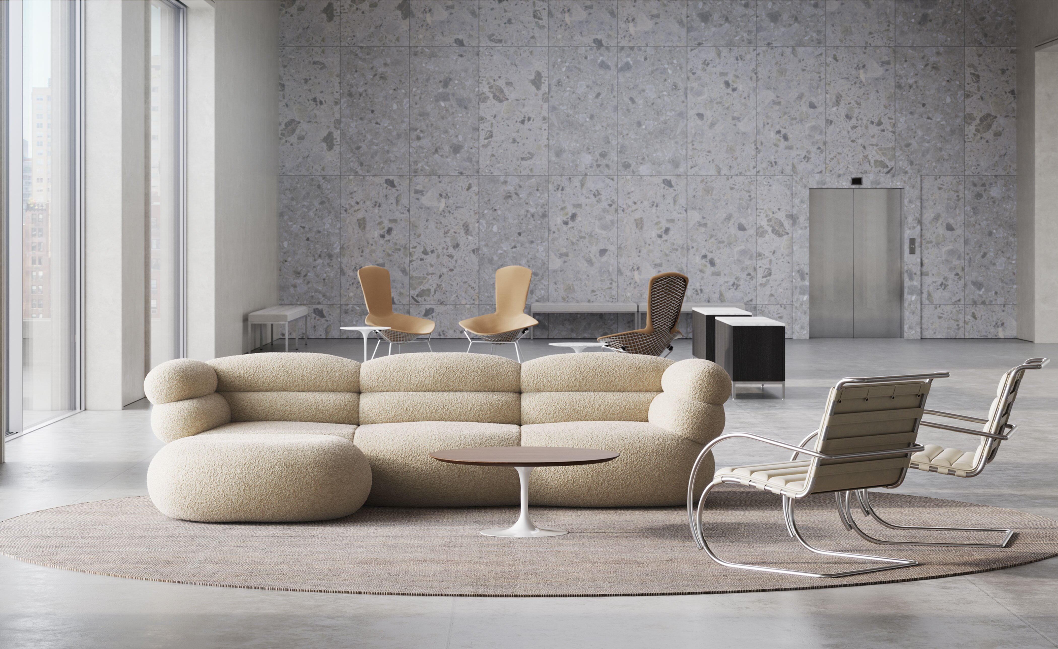 Biboni Sofa Three Seater with Chaise