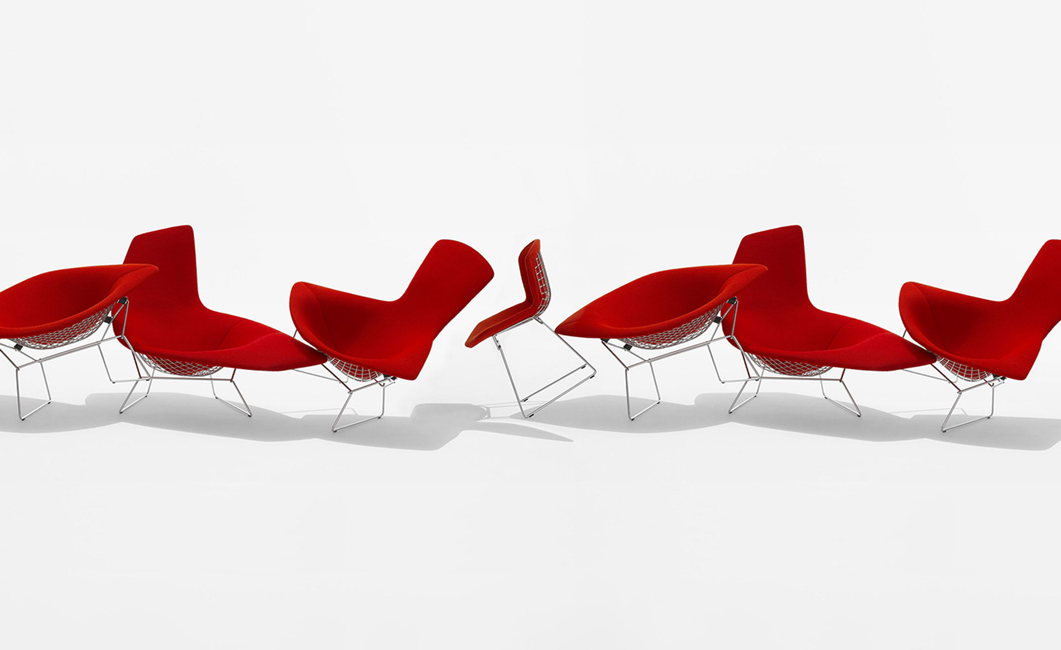 bird chair with no ottoman