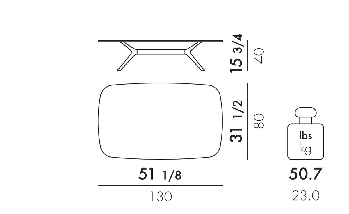 blast rectangular table