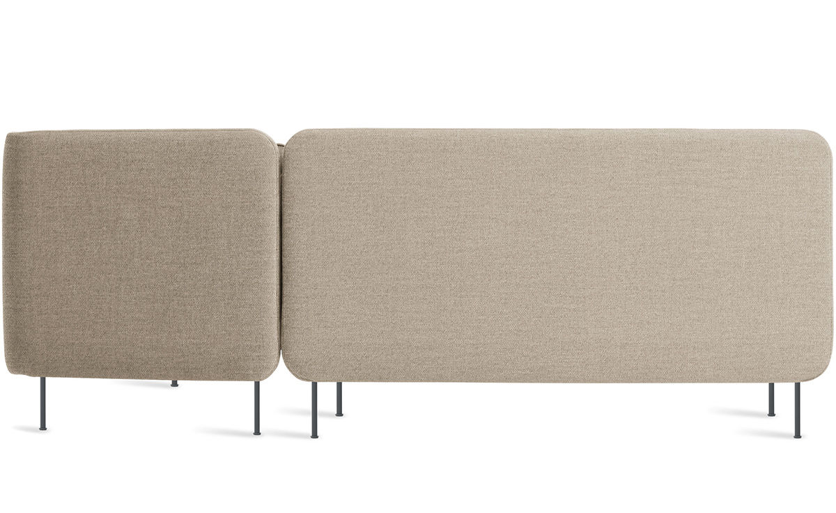 bloke armless sofa with chaise