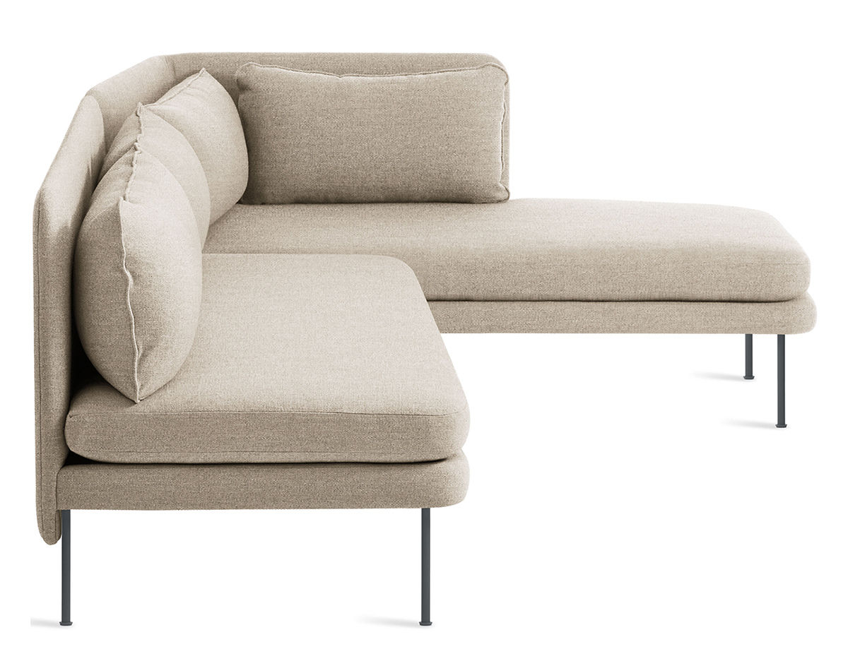 bloke armless sofa with chaise