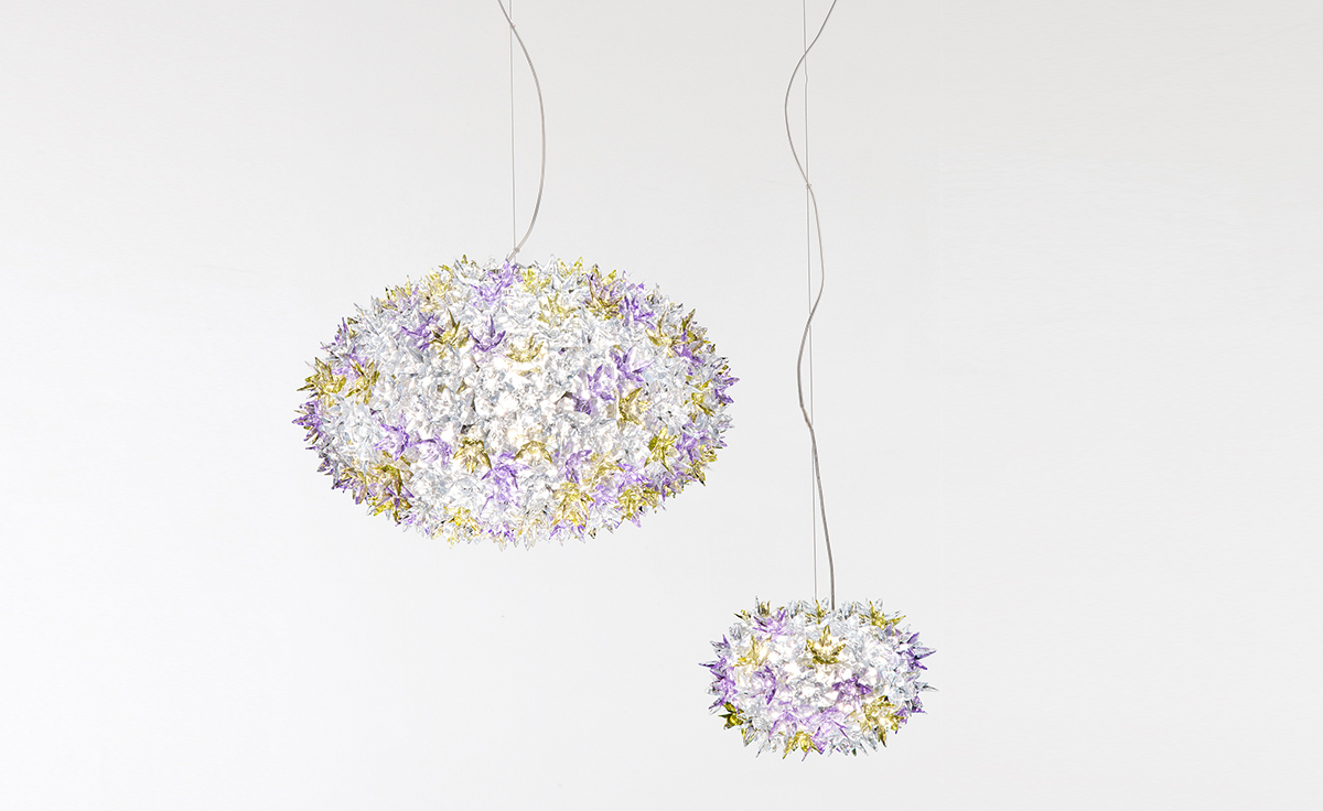 bloom round suspension lamp