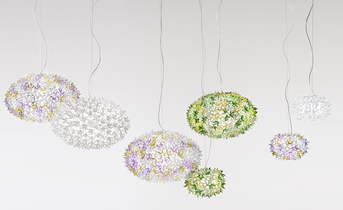 bloom round suspension lamp
