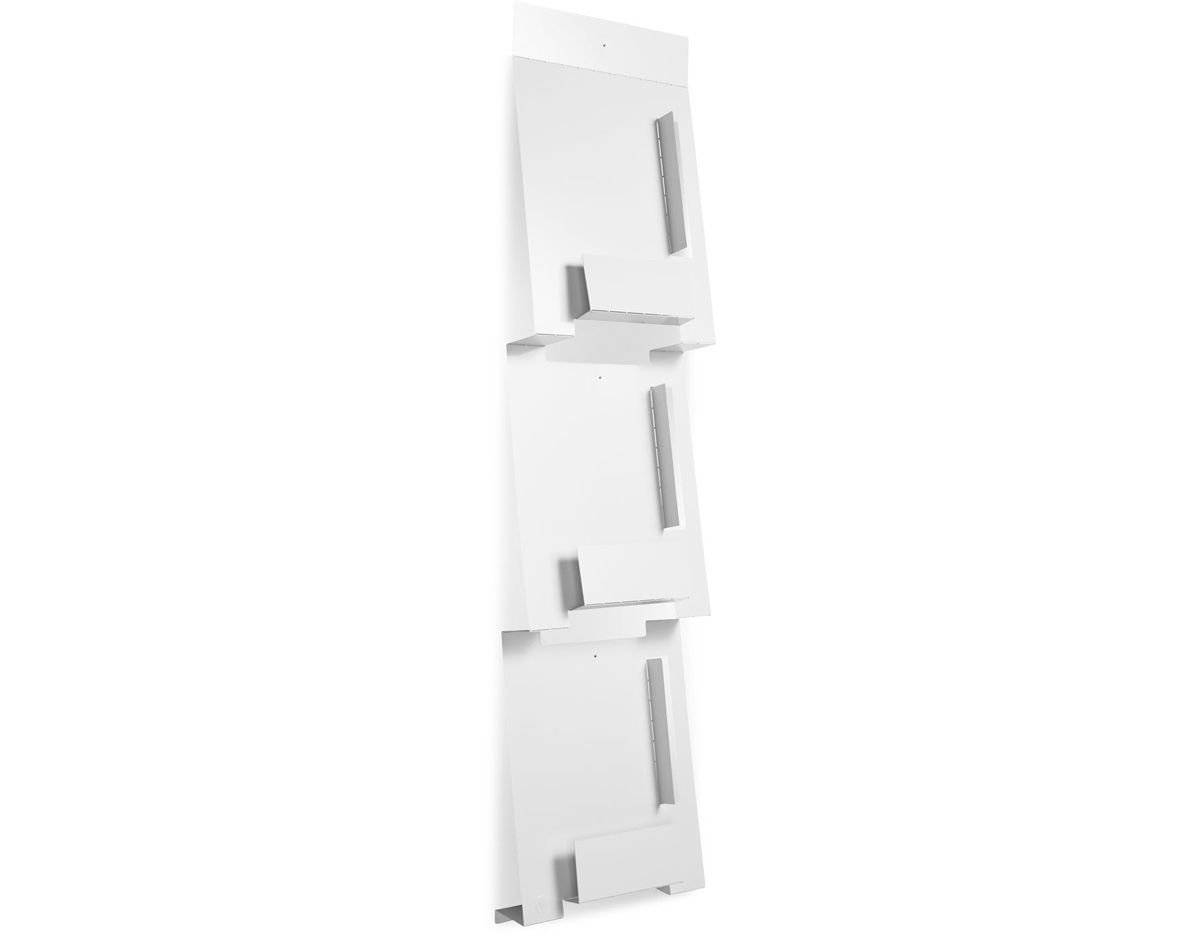 blu dot 2d:3d wall mount magazine rack