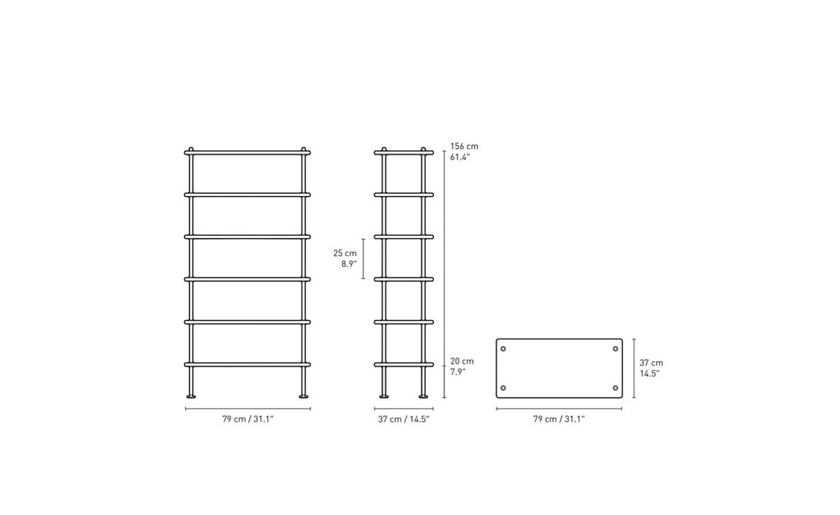bm0253 tall shelf