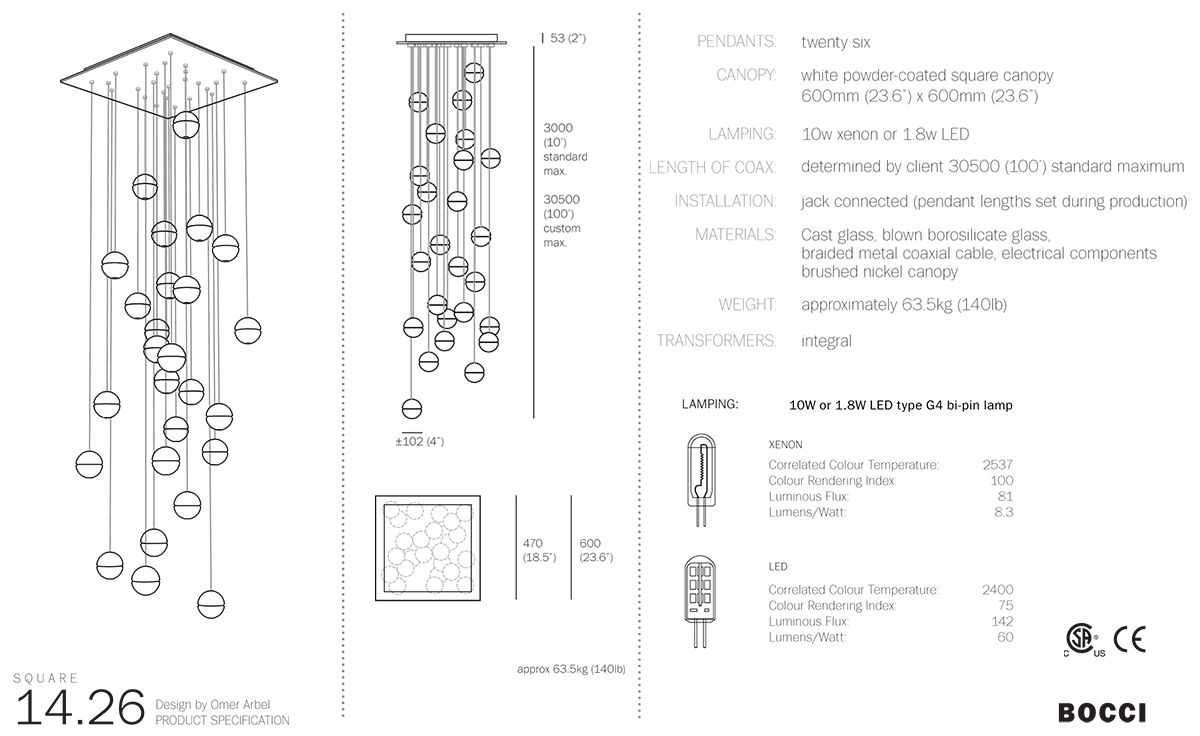 bocci 14.26 twenty six pendant chandelier