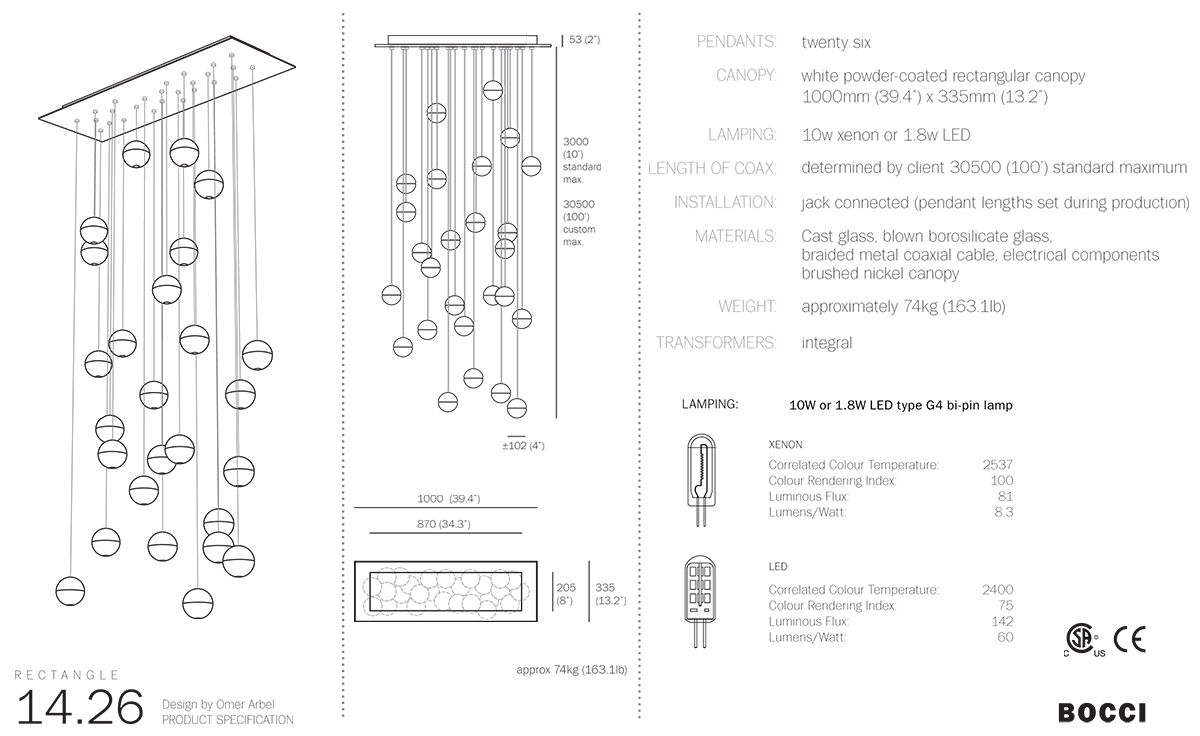 bocci 14.26 twenty six pendant chandelier