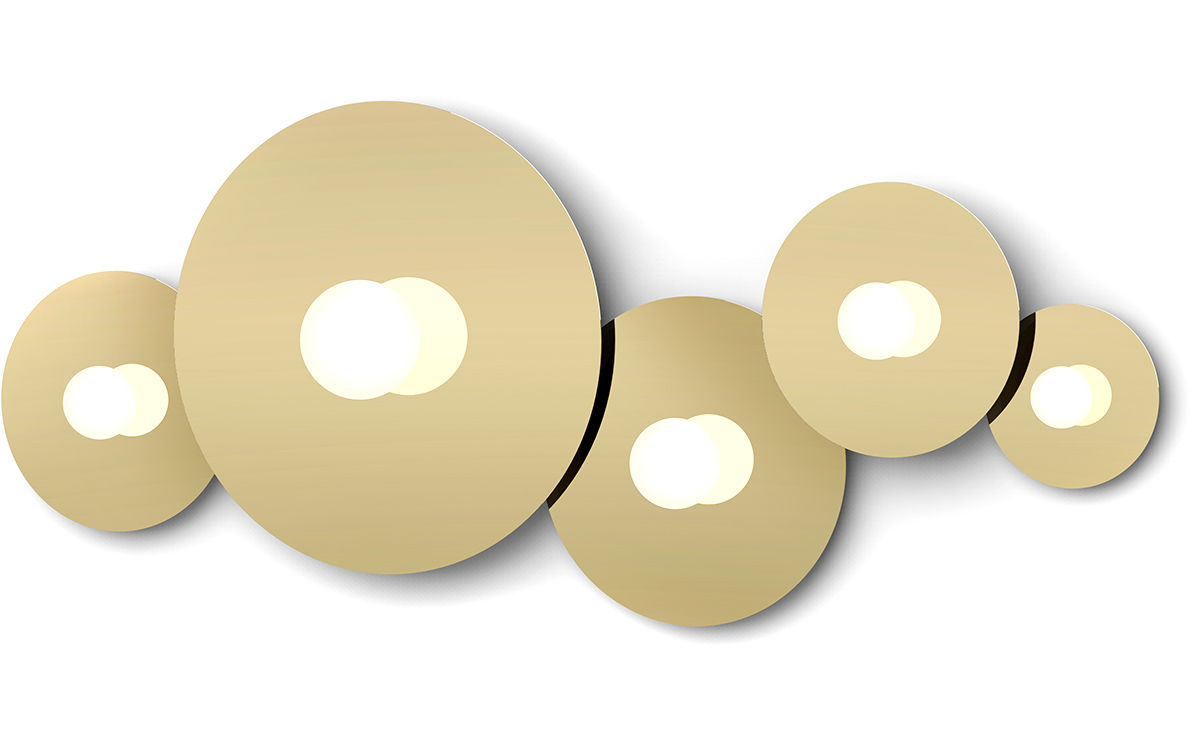bola disc flush grouping light