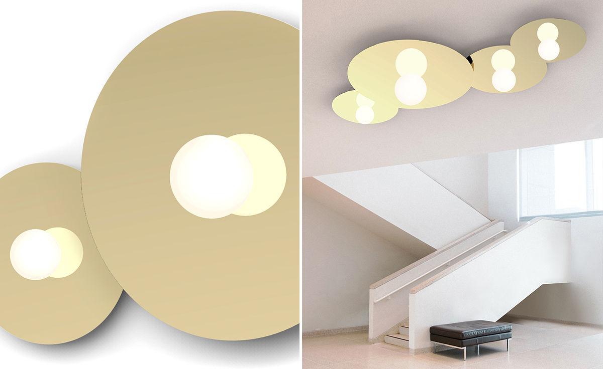 bola disc flush grouping light