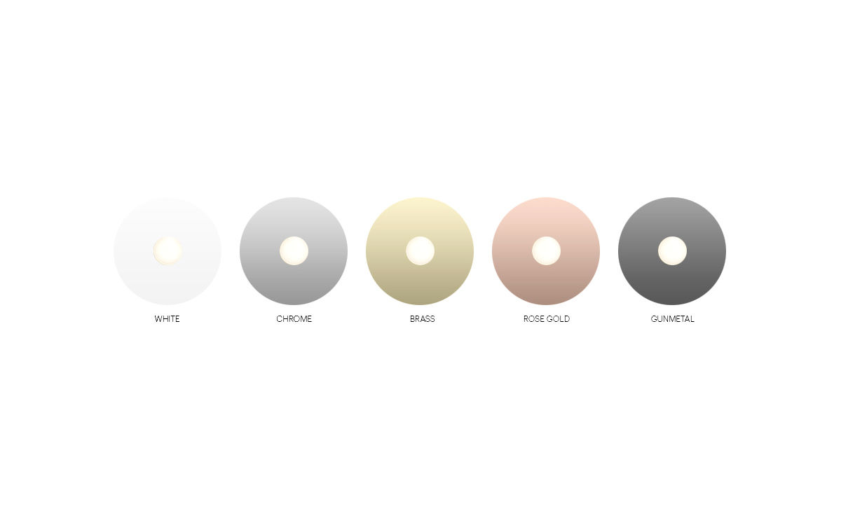 bola disc flush grouping light
