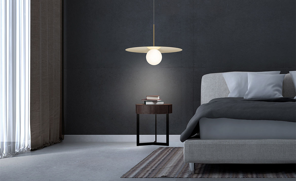 bola disc suspension lamp