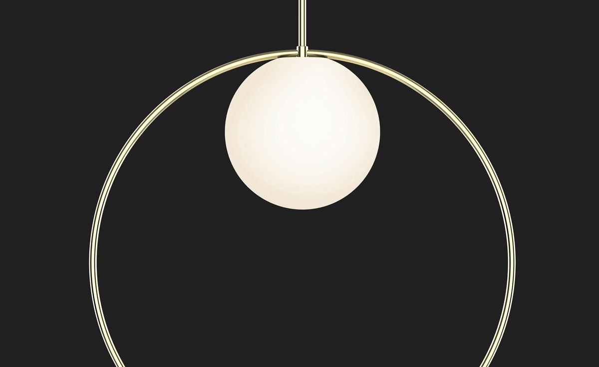 bola halo suspension lamp