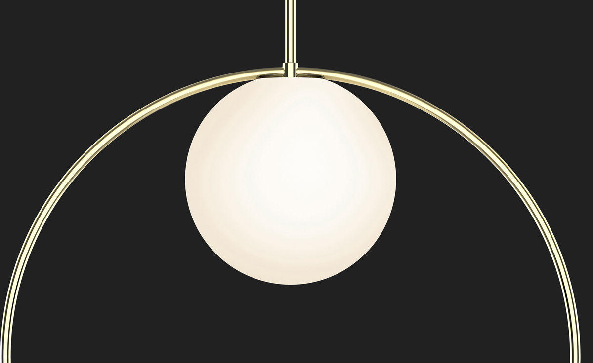 bola halo suspension lamp