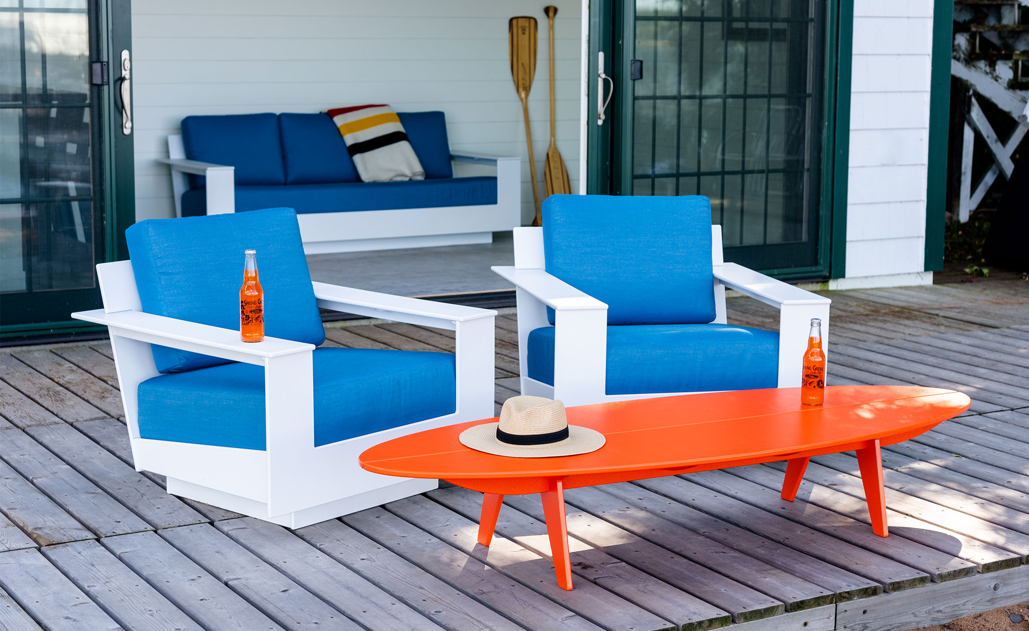 Bolinas Surfboard Coffee Table