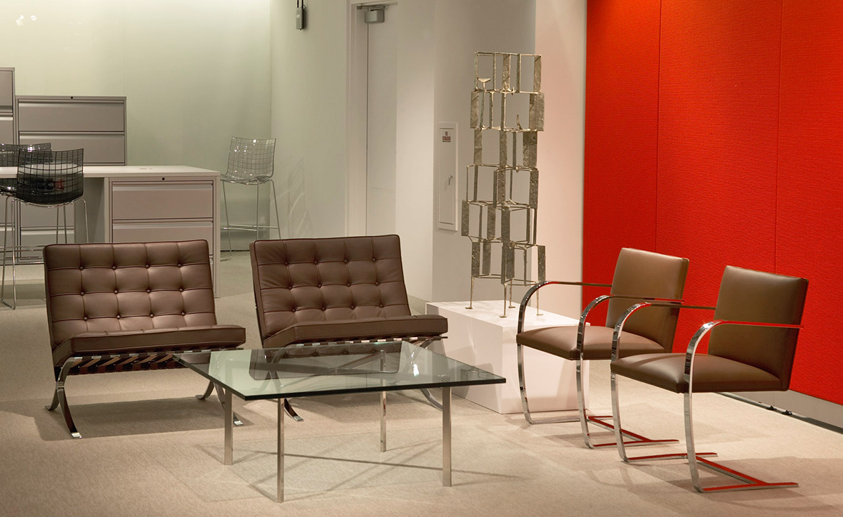 brno chair with flat bar frame