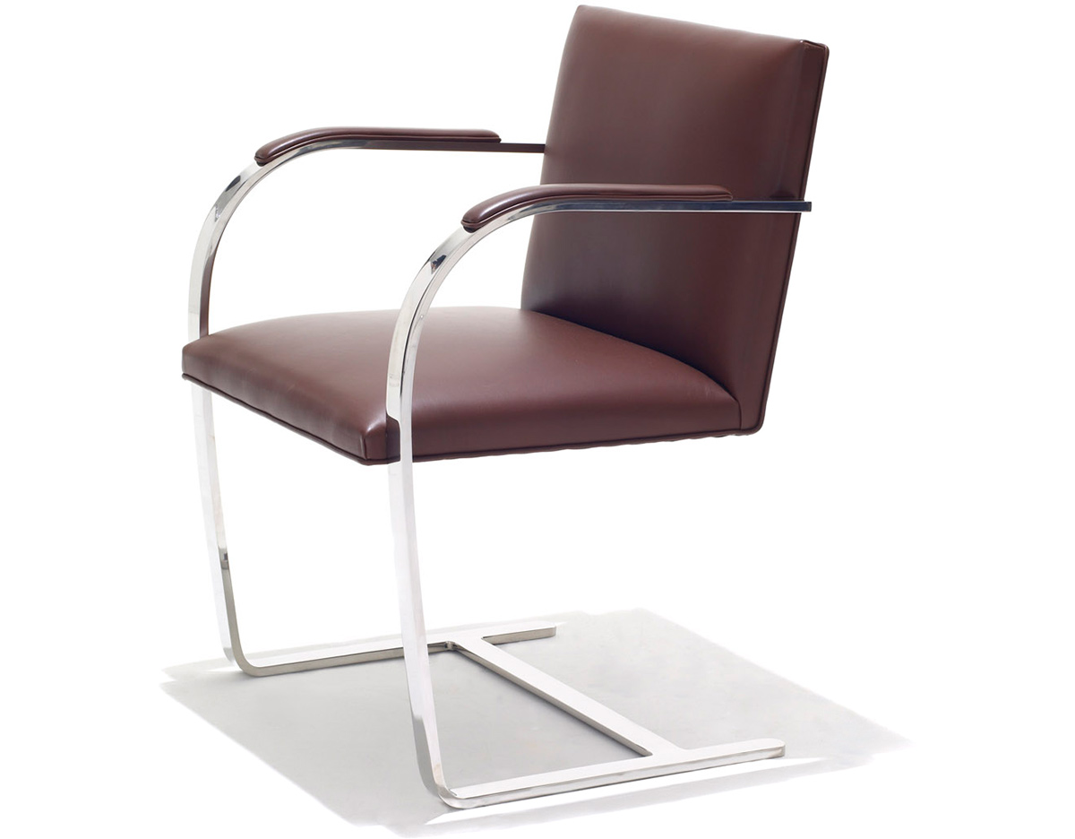 brno chair with flat bar frame