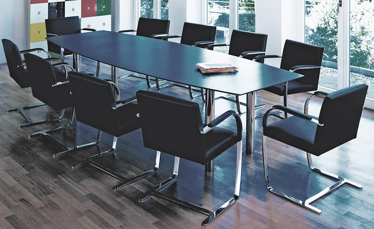 brno chair with flat bar frame