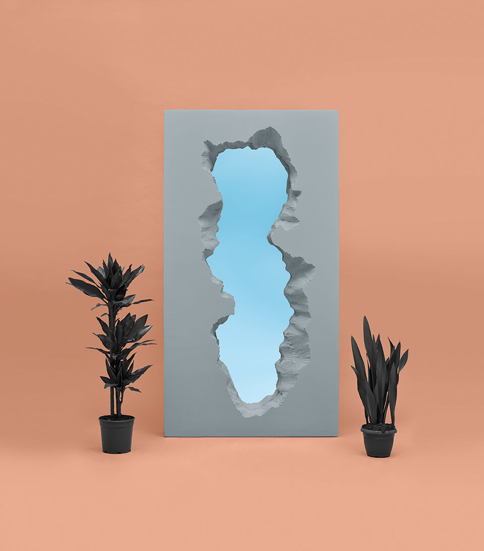 broken mirror by gufram
