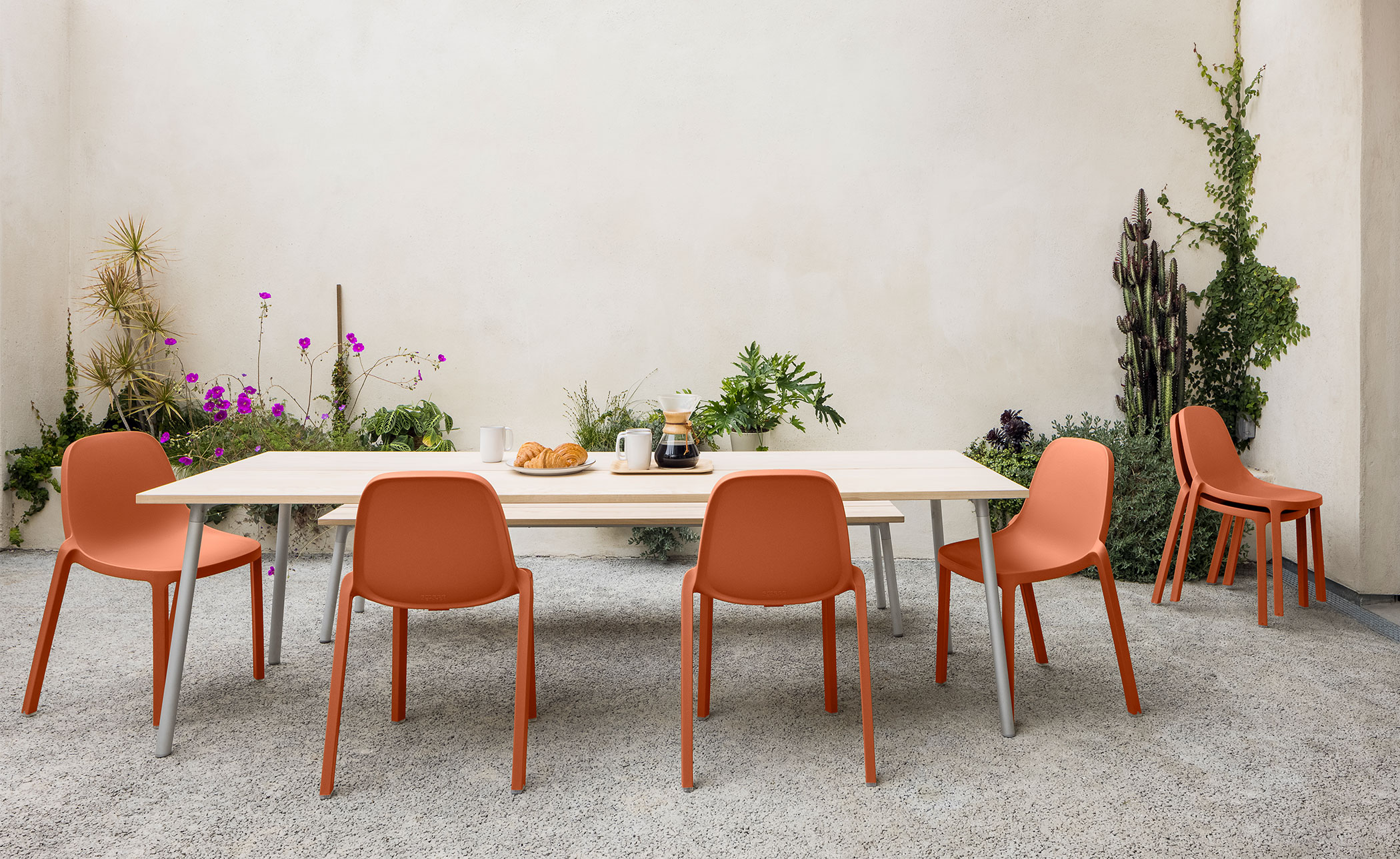 emeco broom stacking chair