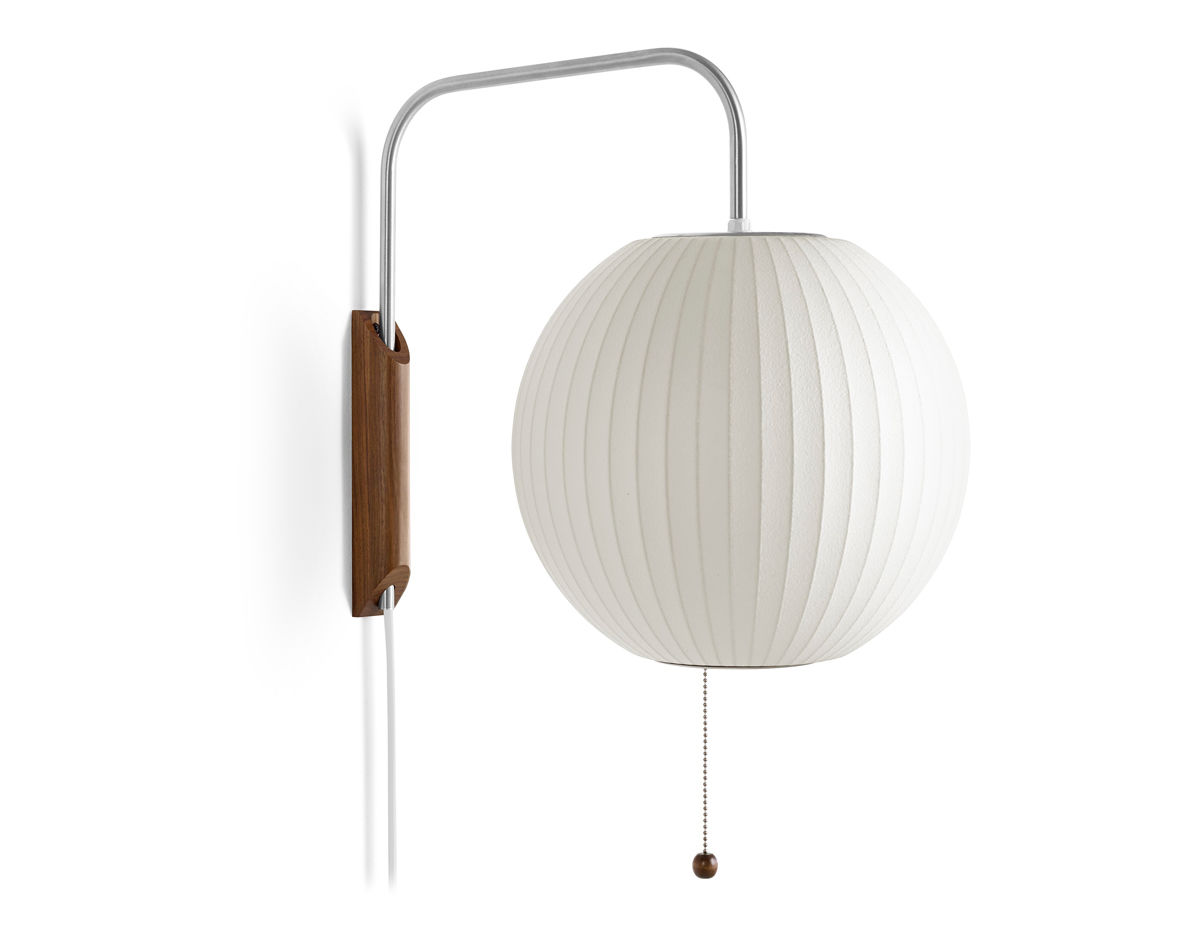 nelson bubble lamp wall sconce ball