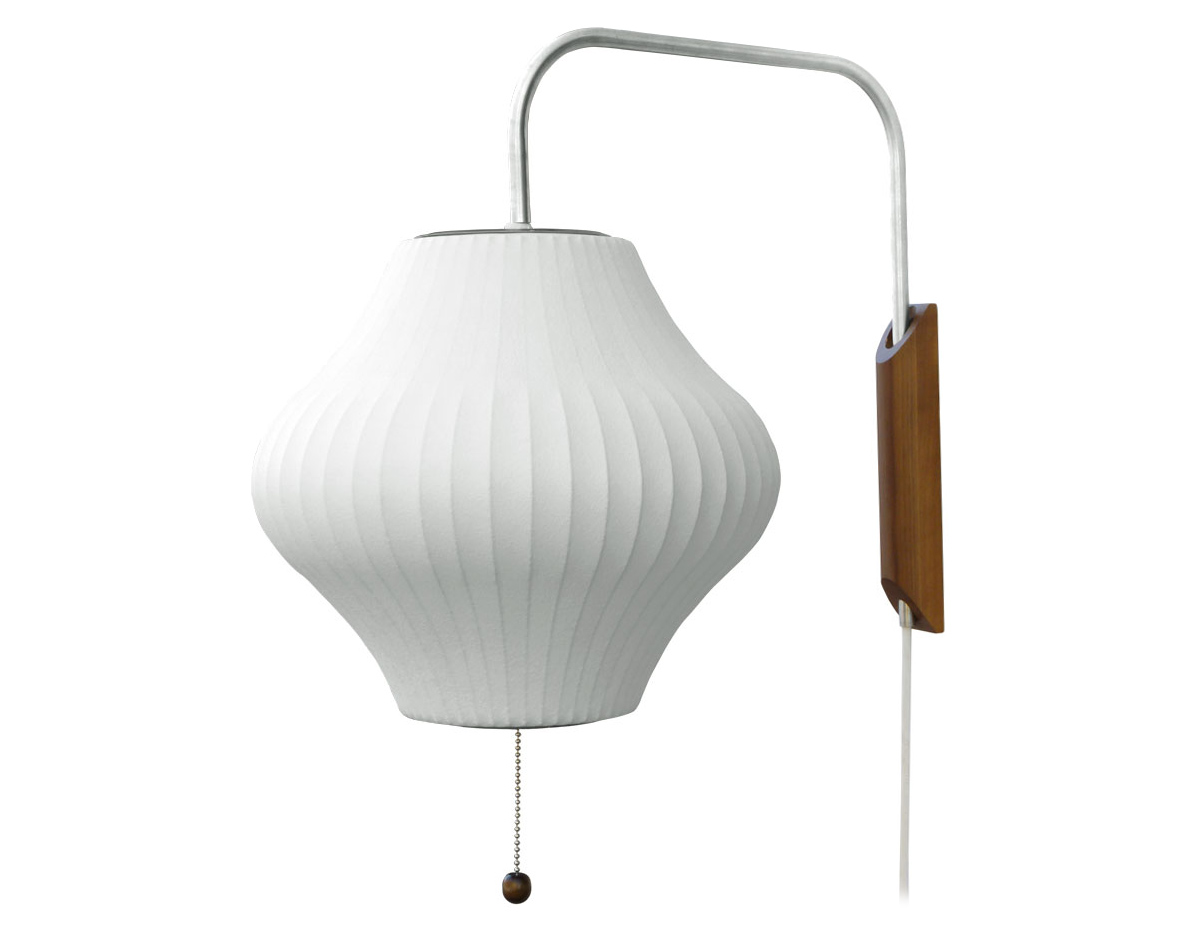 nelson bubble lamp wall sconce pear