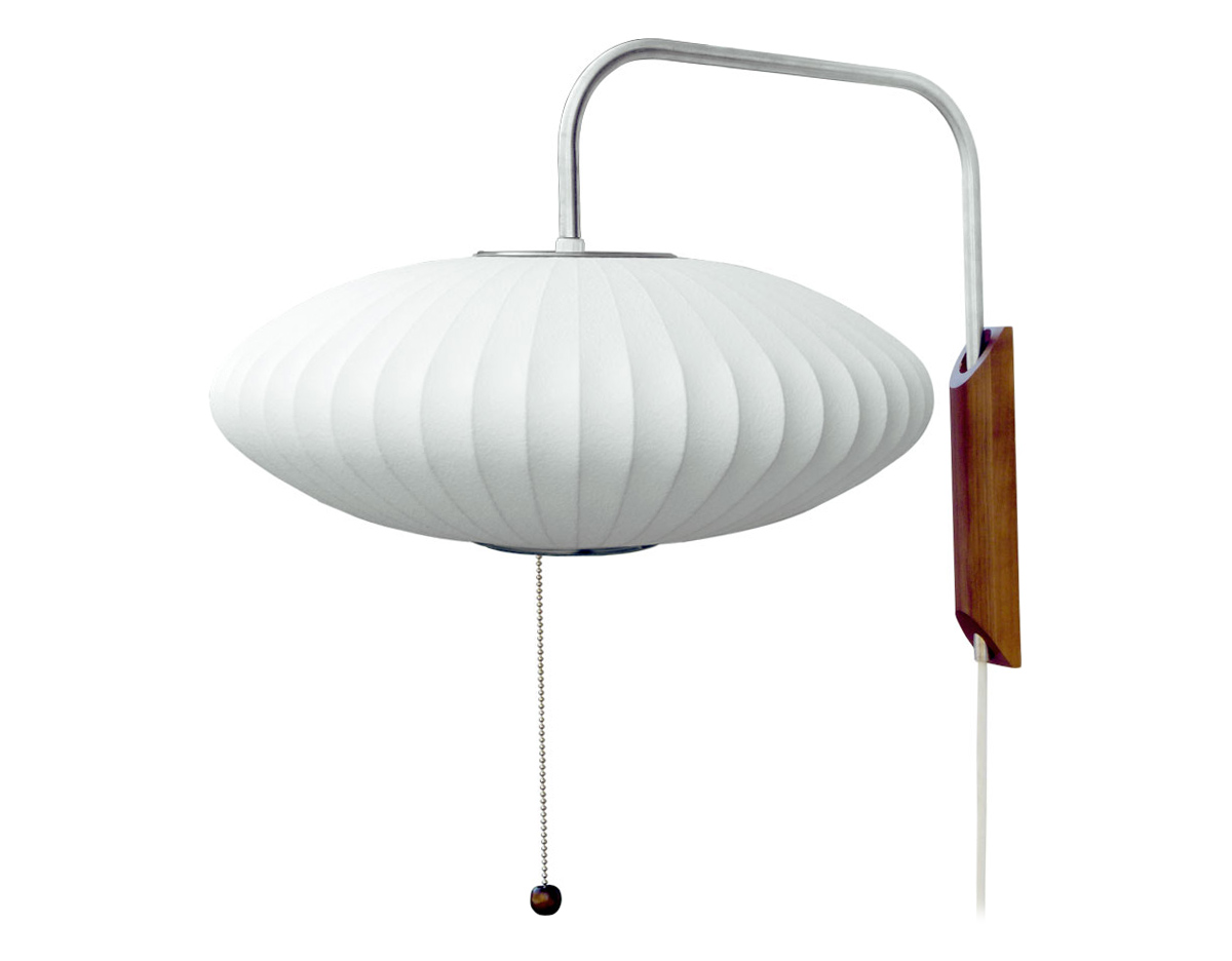 nelson bubble lamp wall sconce saucer