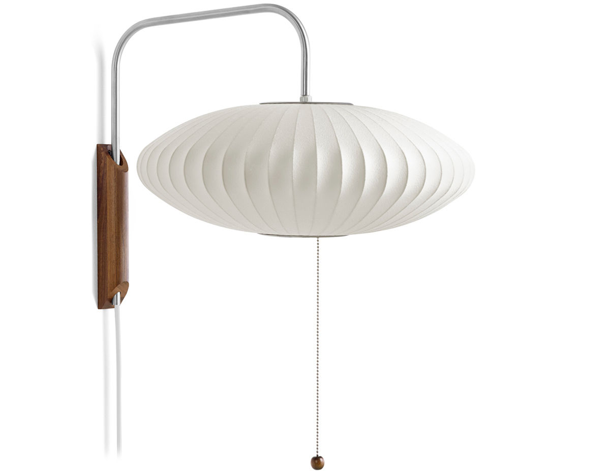 nelson bubble lamp wall sconce saucer