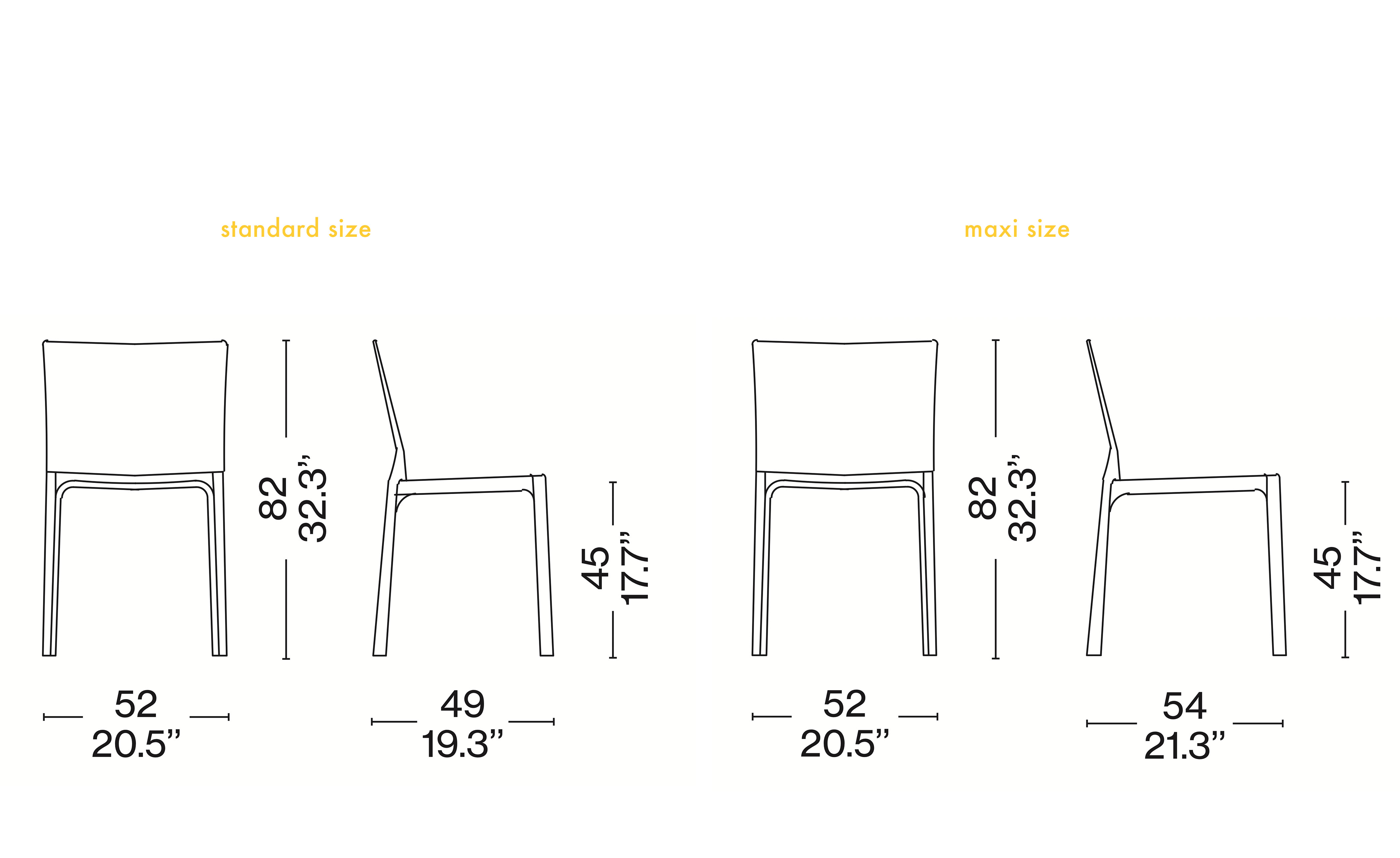 Cab Chair standard size