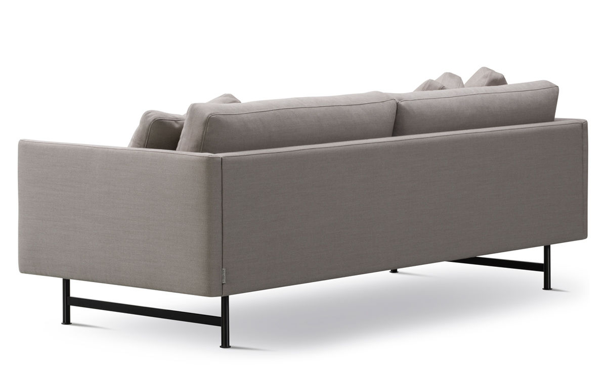 calmo 95 two seat sofa with metal base