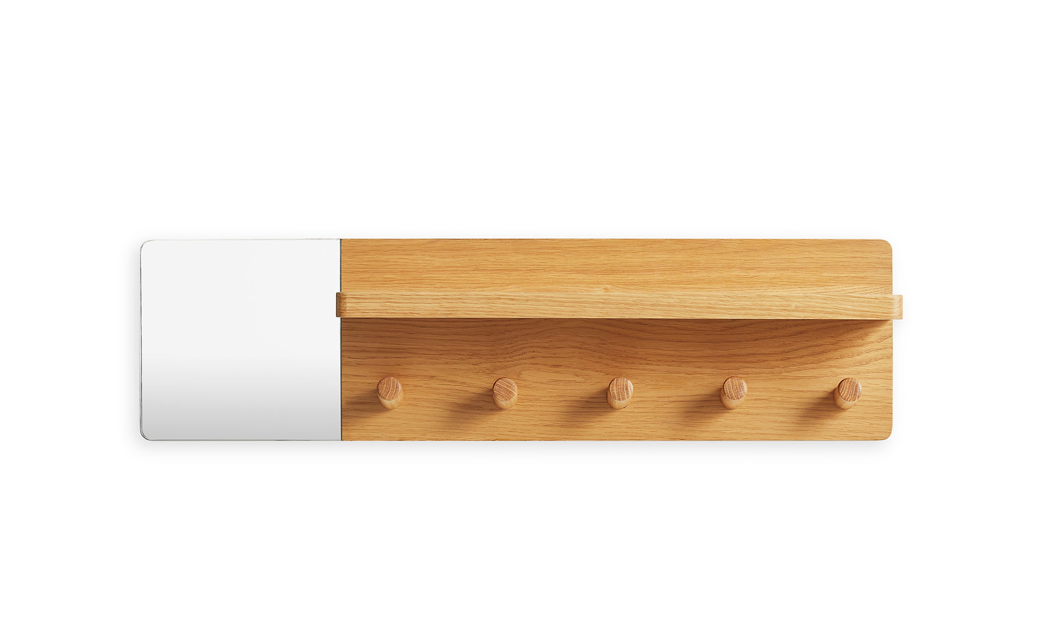 candid wall shelf with hooks