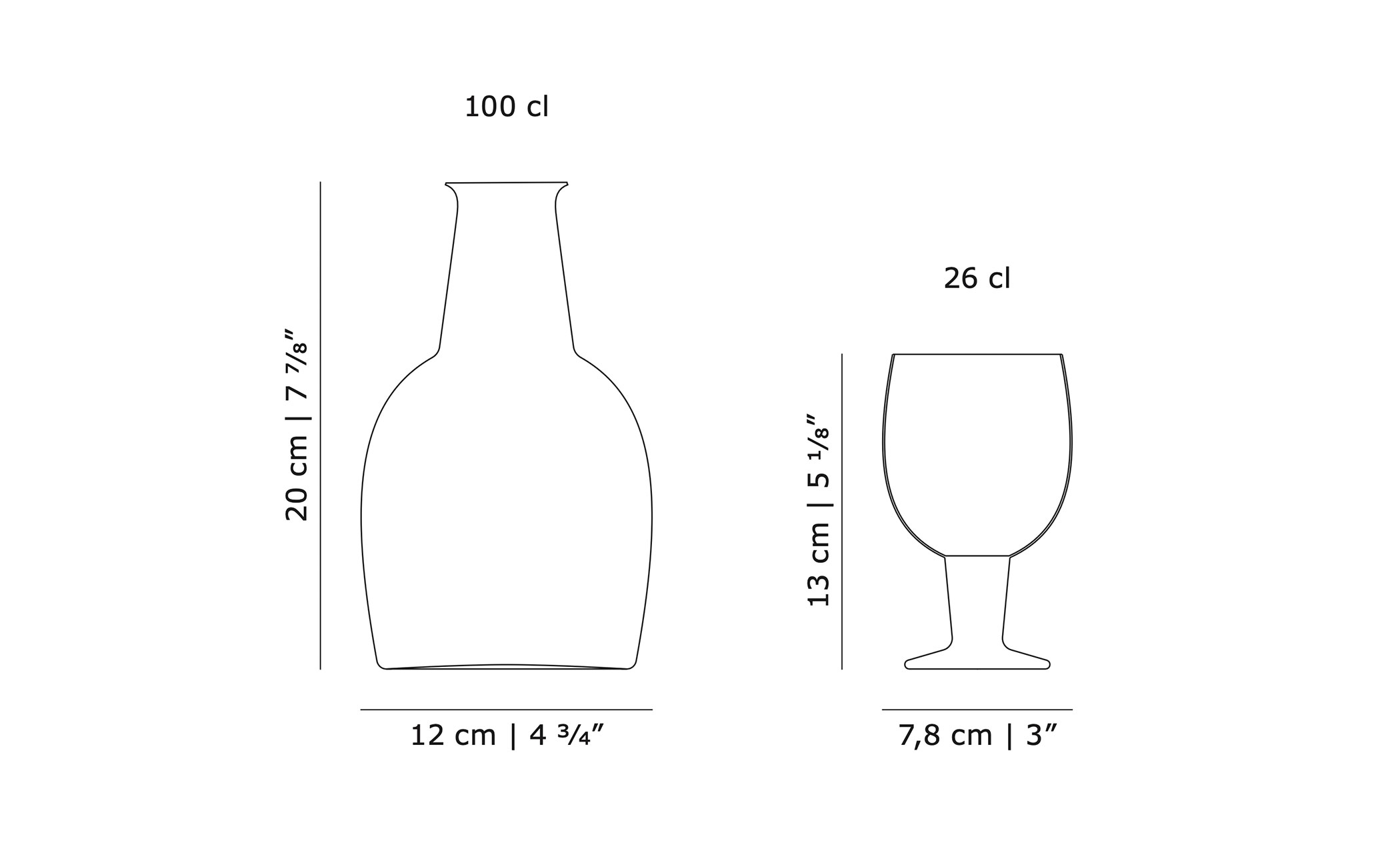Aldo Bakker Carafe & Glass