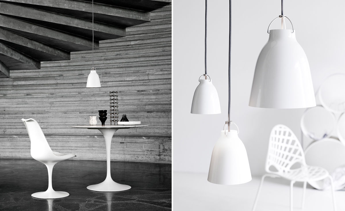 caravaggio high gloss suspension lamp