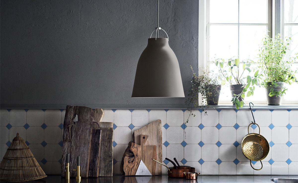 caravaggio matte suspension lamp