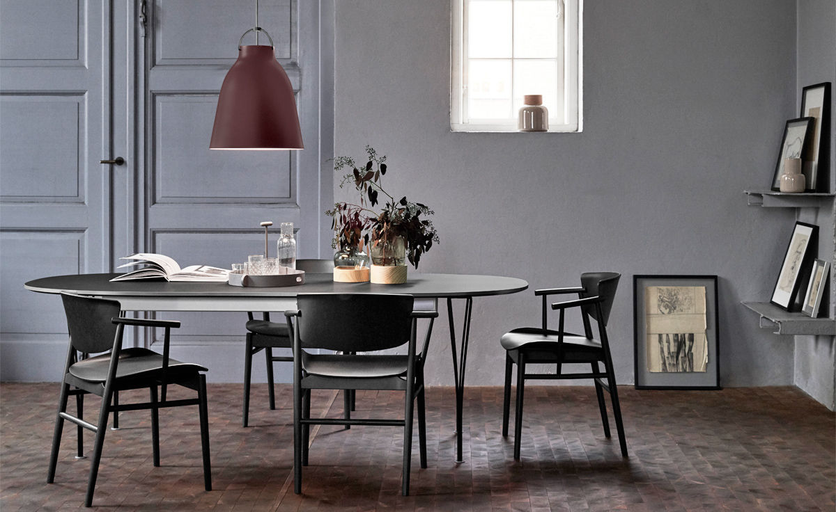 caravaggio matte suspension lamp