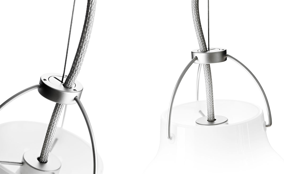 caravaggio opal suspension lamp