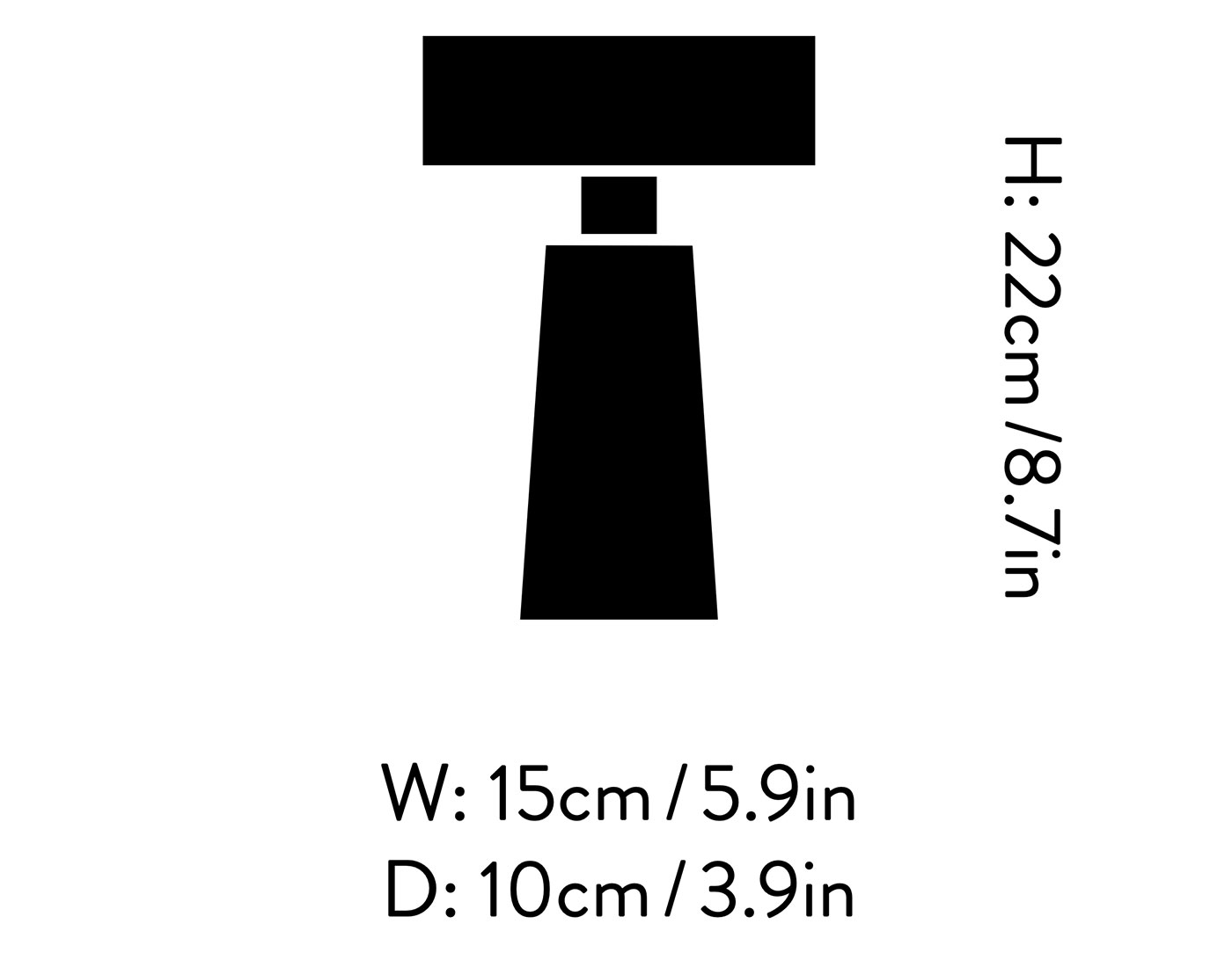 Caret Portable Table Lamp