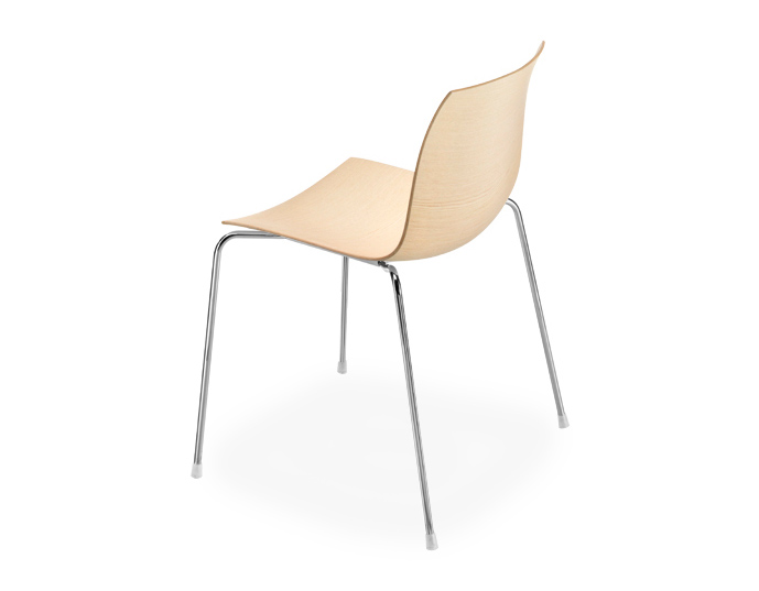 catifa 46 four leg wood side chair