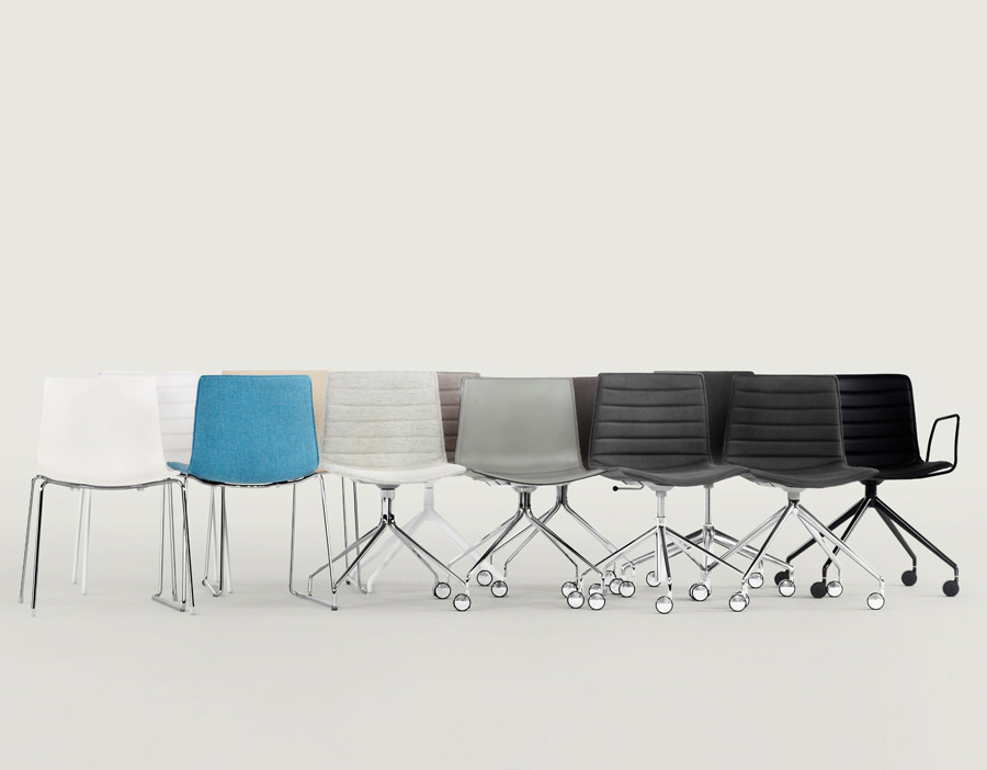 catifa 46 four leg wood armchair
