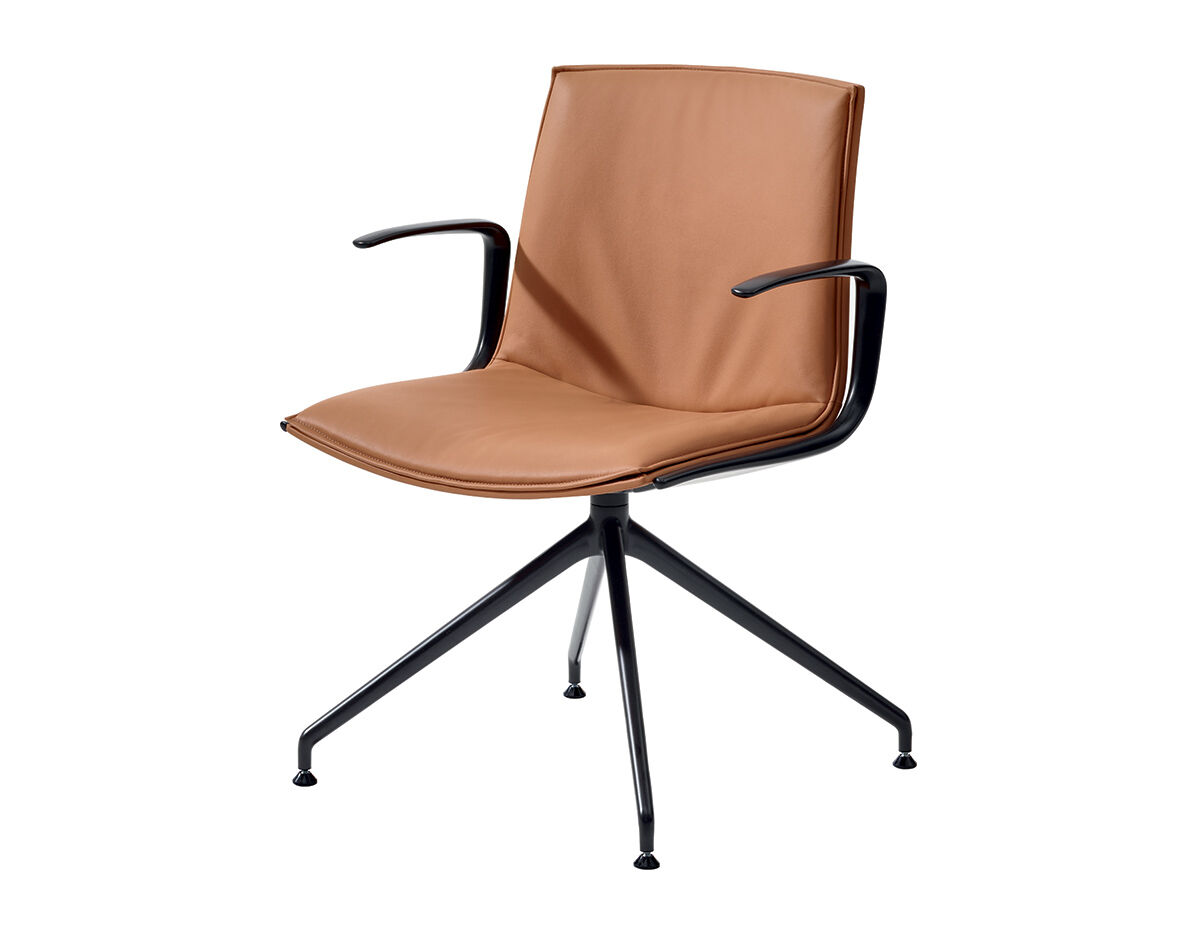 catifa up soft chair with trestle base