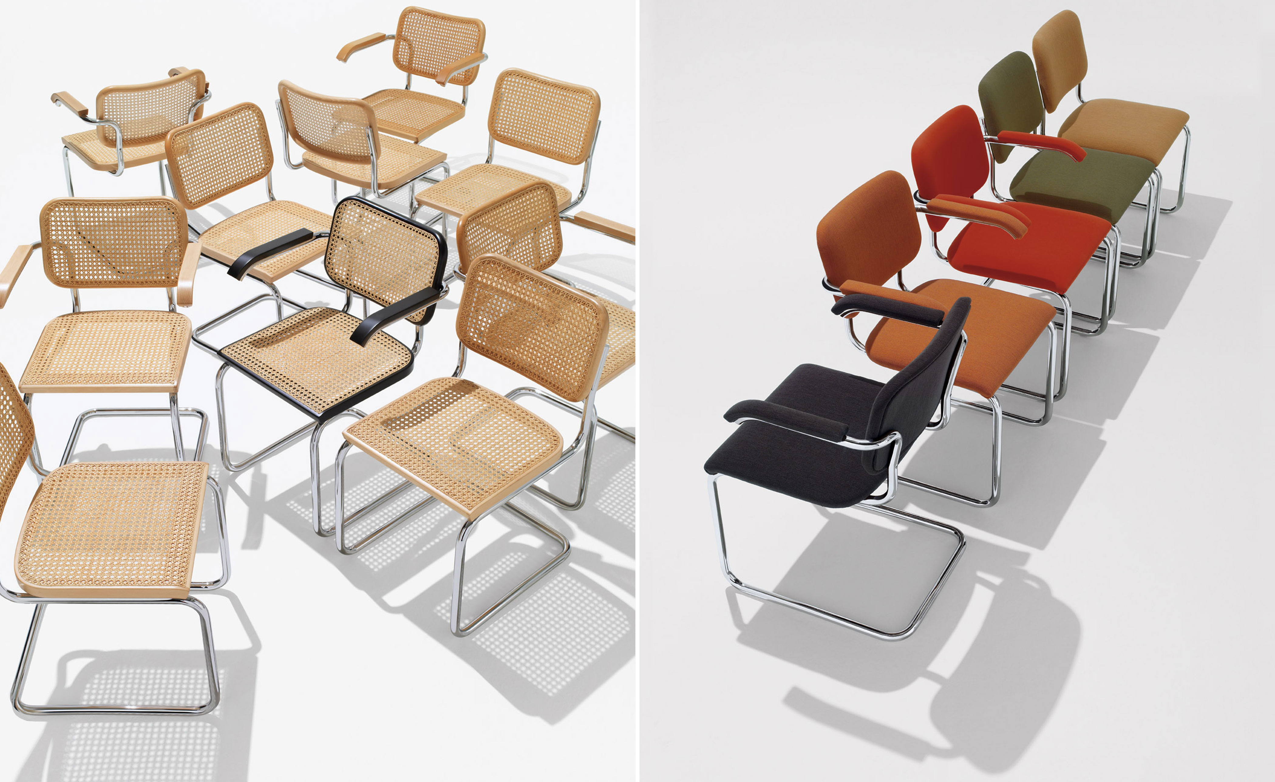 cesca chair with cane seat and back
