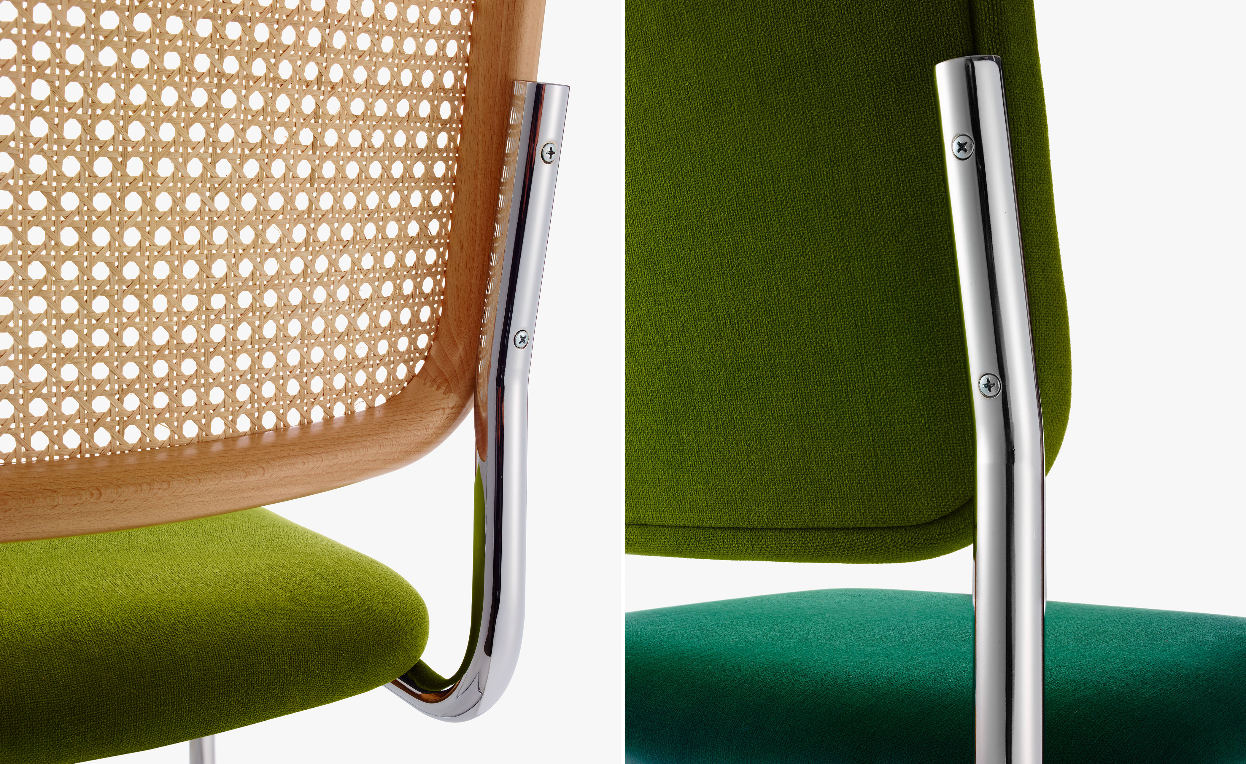 cesca chair with cane seat and back