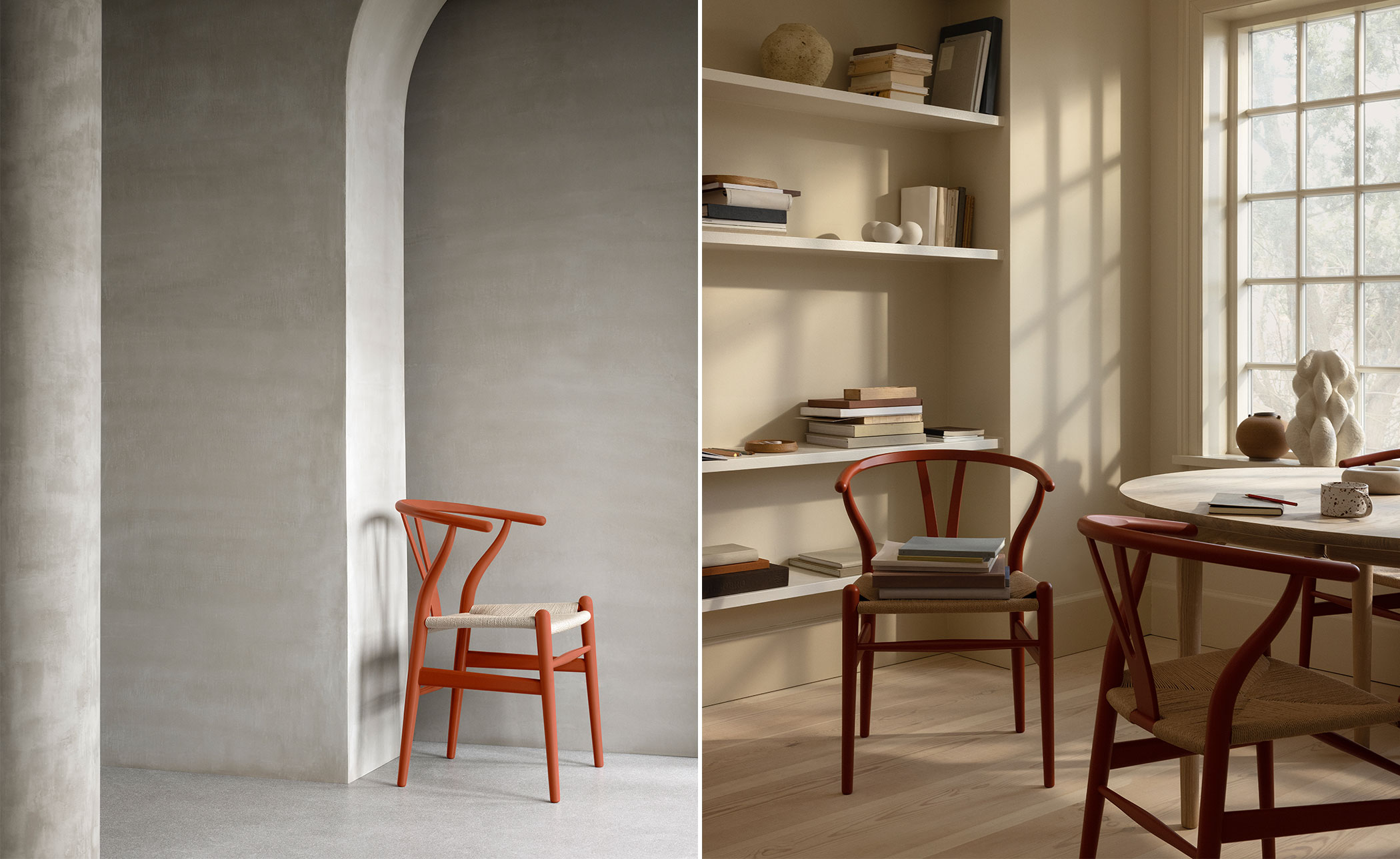 ch24 wishbone chair limited edition soft colors