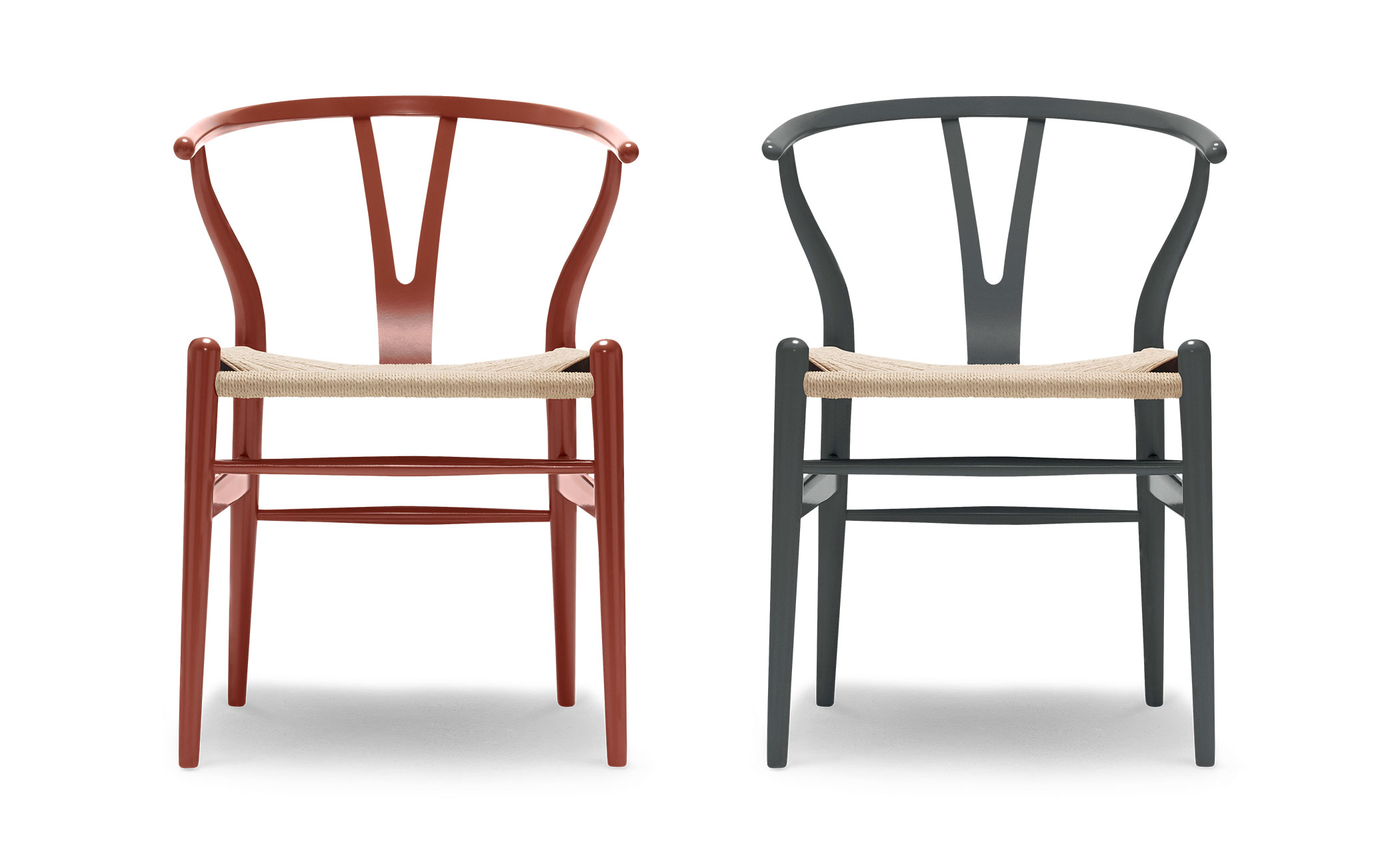 ch24 wishbone chair -  wood