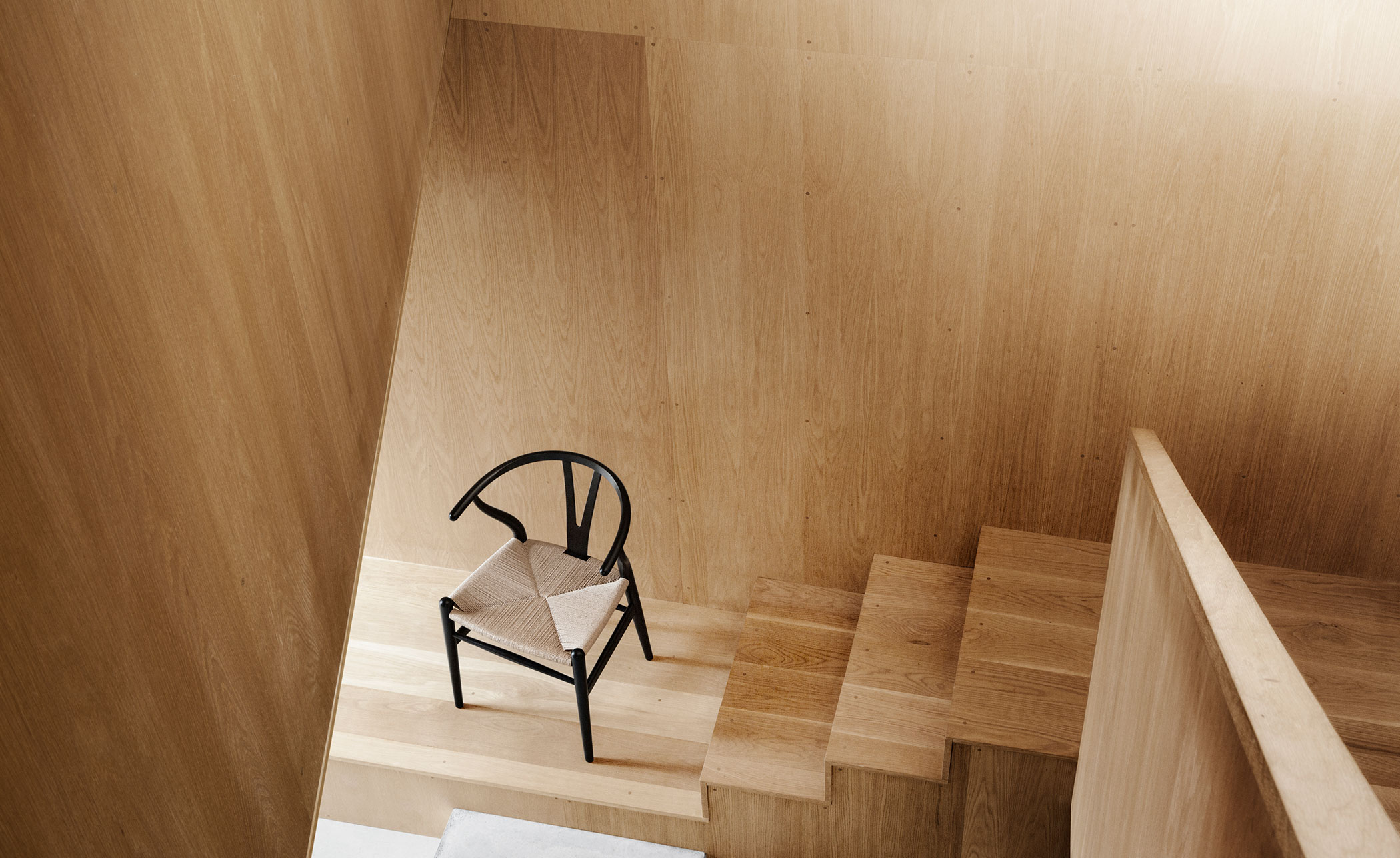 ch24 wishbone chair -  wood