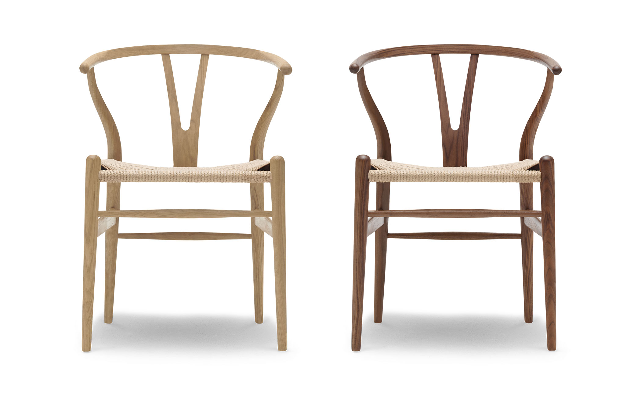 ch24 wishbone chair -  wood