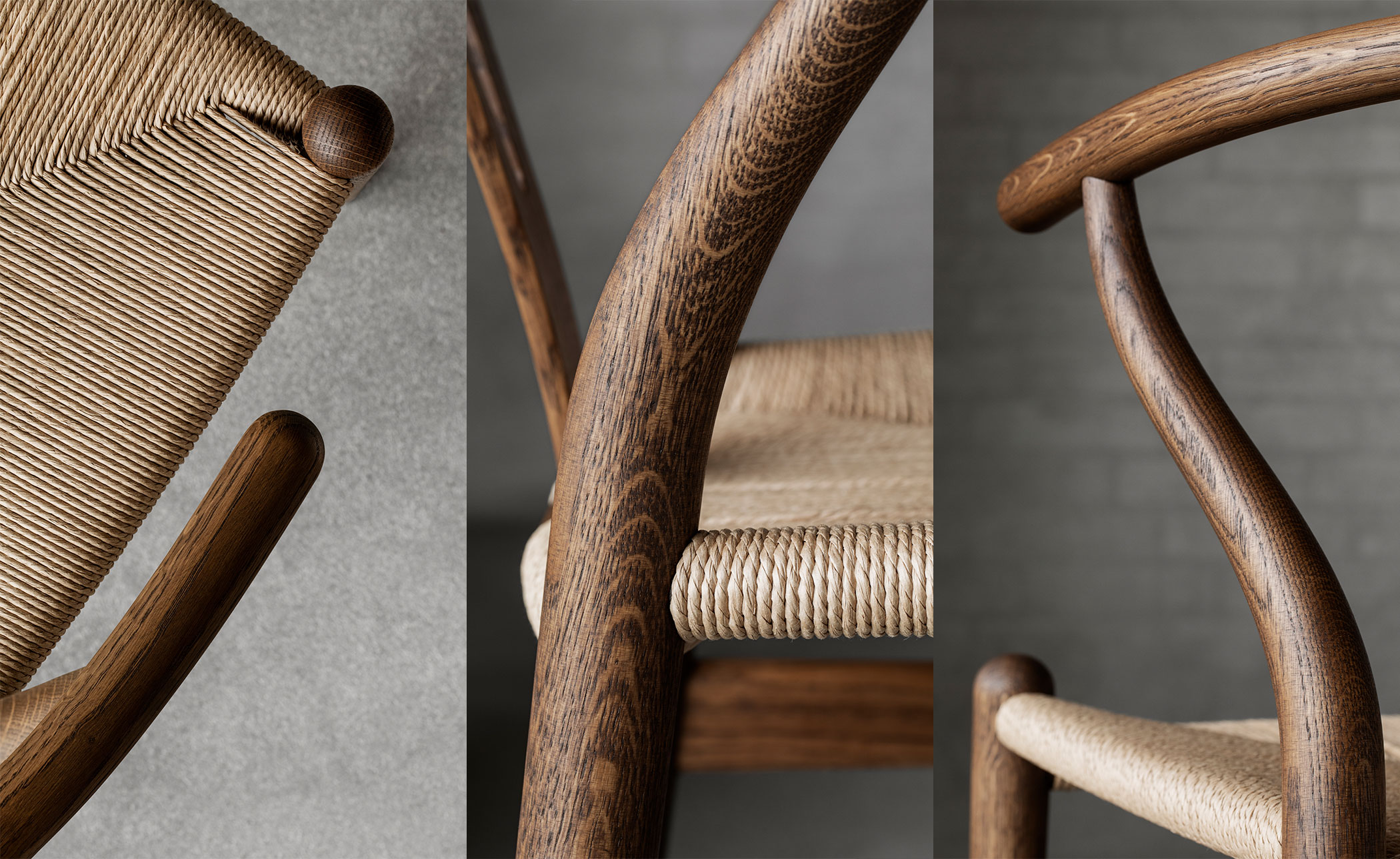 ch24 wishbone chair -  wood