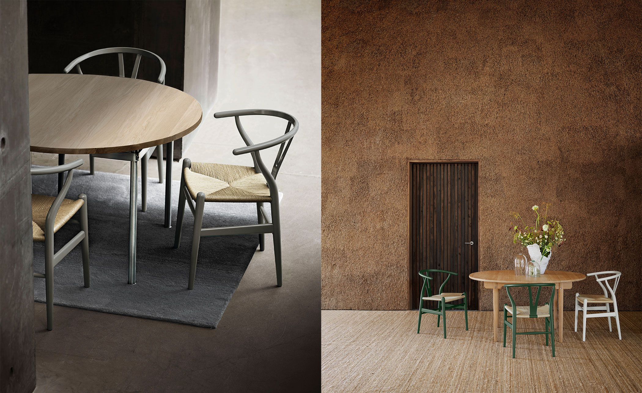 ch24 wishbone chair -  wood