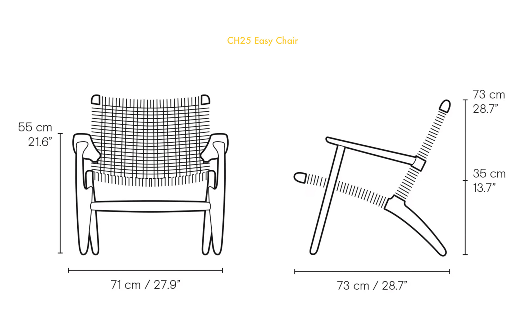 ch25 lounge chair